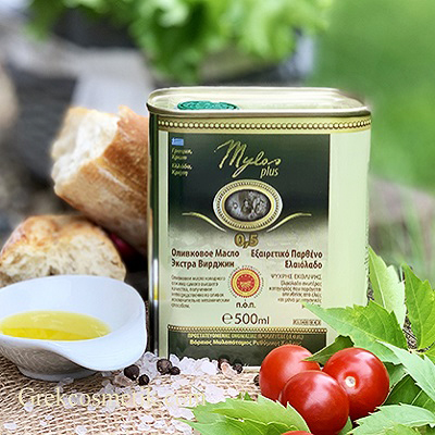 Оливковое масло Extra Virgin PDO Mylos 500 мл